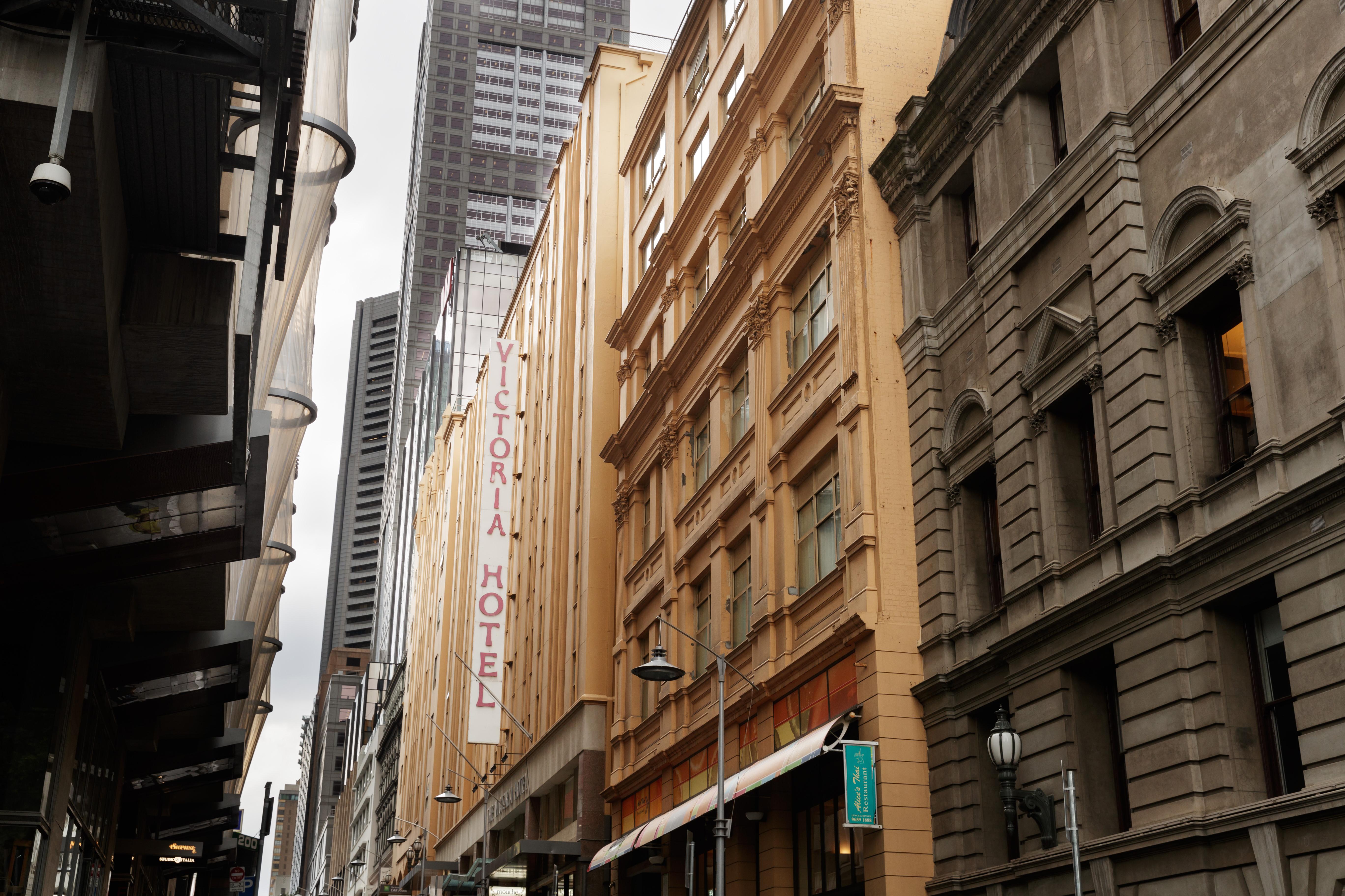The Victoria Hotel Melbourne Exterior foto